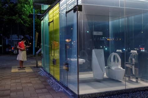 pee japan tv|Take a pee in Tokyo park's transparent public toilets .